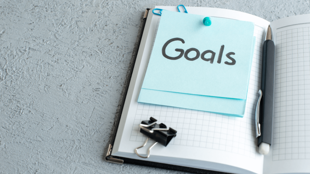 Write your goals 
